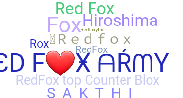 Apelido - redfox