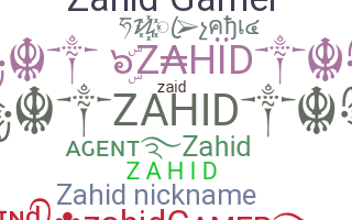 Apelido - Zahid