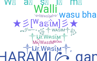 Apelido - Wasim