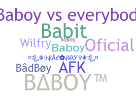 Apelido - Baboy