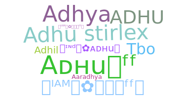 Apelido - Adhu