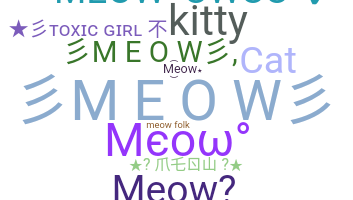 Apelido - meow