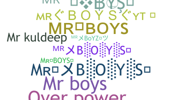 Apelido - Mrboys
