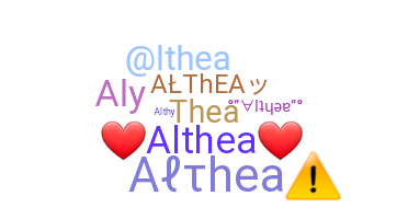 Apelido - Althea