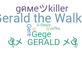 Apelido - Gerald