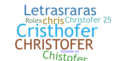 Apelido - Christofer