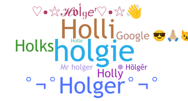 Apelido - Holger