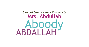 Apelido - Abdallah