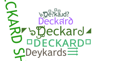 Apelido - Deckard