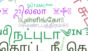 Apelido - Tamil