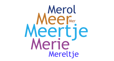 Apelido - Merel