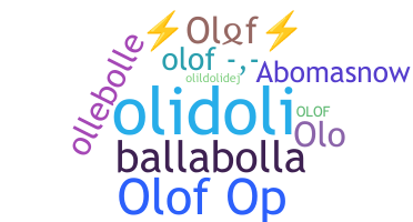 Apelido - Olof