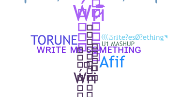 Apelido - Writemesomething