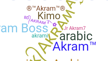 Apelido - Akram