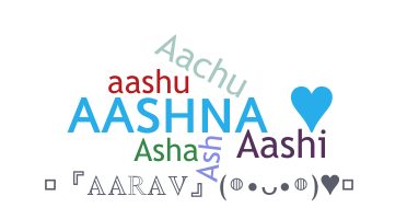 Apelido - Aashna