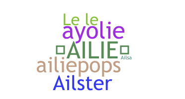 Apelido - Ailie