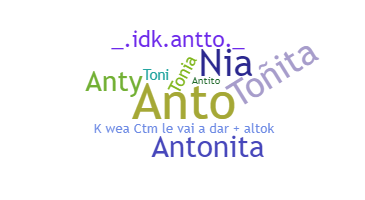 Apelido - Antonia