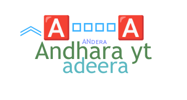 Apelido - Andera