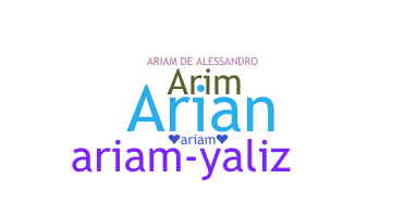 Apelido - Ariam