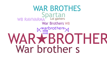 Apelido - warbrothers