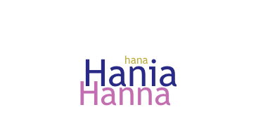Apelido - Hania