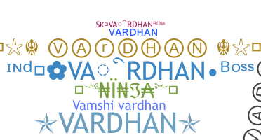 Apelido - Vardhan