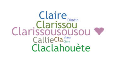 Apelido - Clarisse