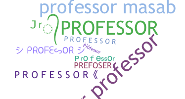Apelido - Professor