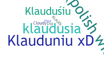 Apelido - Klaudia