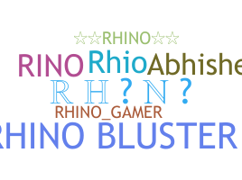 Apelido - Rhino