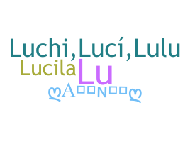 Apelido - Lucila