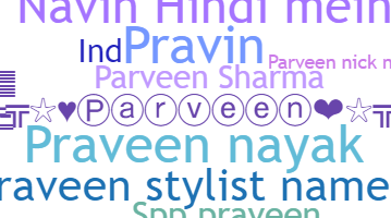 Apelido - Parveen