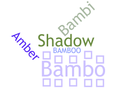 Apelido - Bambo