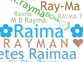 Apelido - Rayma