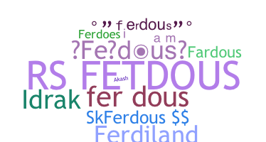 Apelido - Ferdous