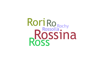 Apelido - Rossana