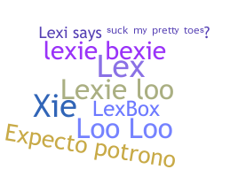 Apelido - Lexie