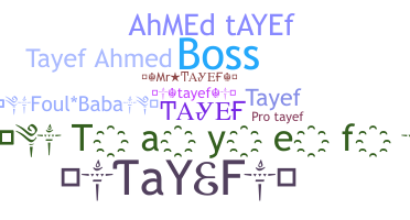 Apelido - TAYEF
