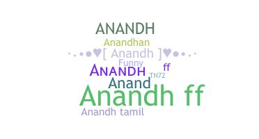 Apelido - Anandh