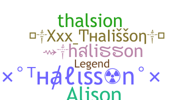 Apelido - Thalisson