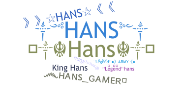 Apelido - Hans