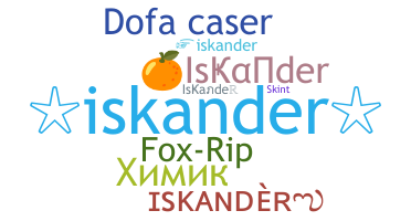 Apelido - Iskander