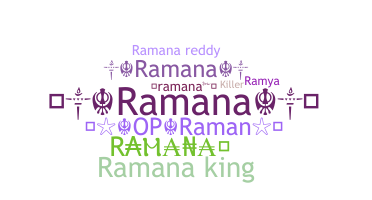 Apelido - Ramana