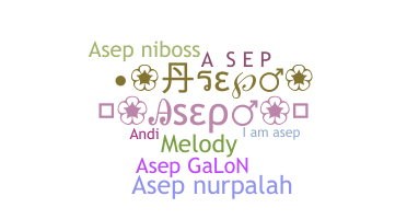 Apelido - Asep