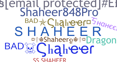 Apelido - Shaheer