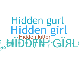 Apelido - hiddengirl