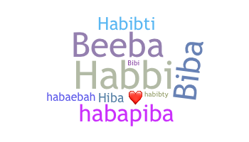 Apelido - Habiba