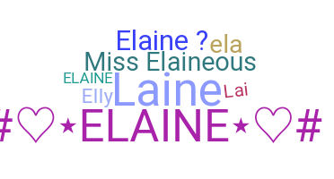 Apelido - Elaine