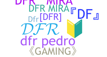 Apelido - DFR