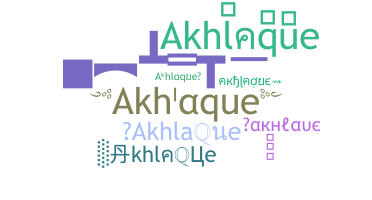 Apelido - Akhlaque